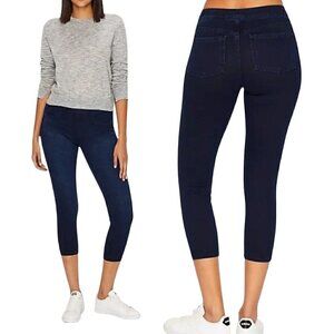 SPANX Jean-ish Cropped Blue Leggings S/P (2-4) - EUC, Stretchy, Classic, Pull-on